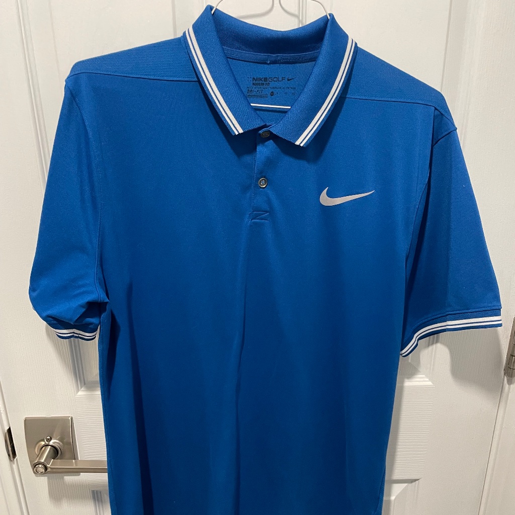 Nike Golf Polo Shirt Blue Xl